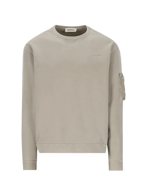 zip-pocket sweatshirt