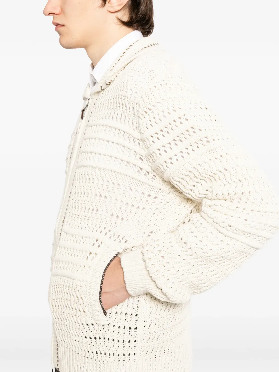 zip knitted cardigan 9