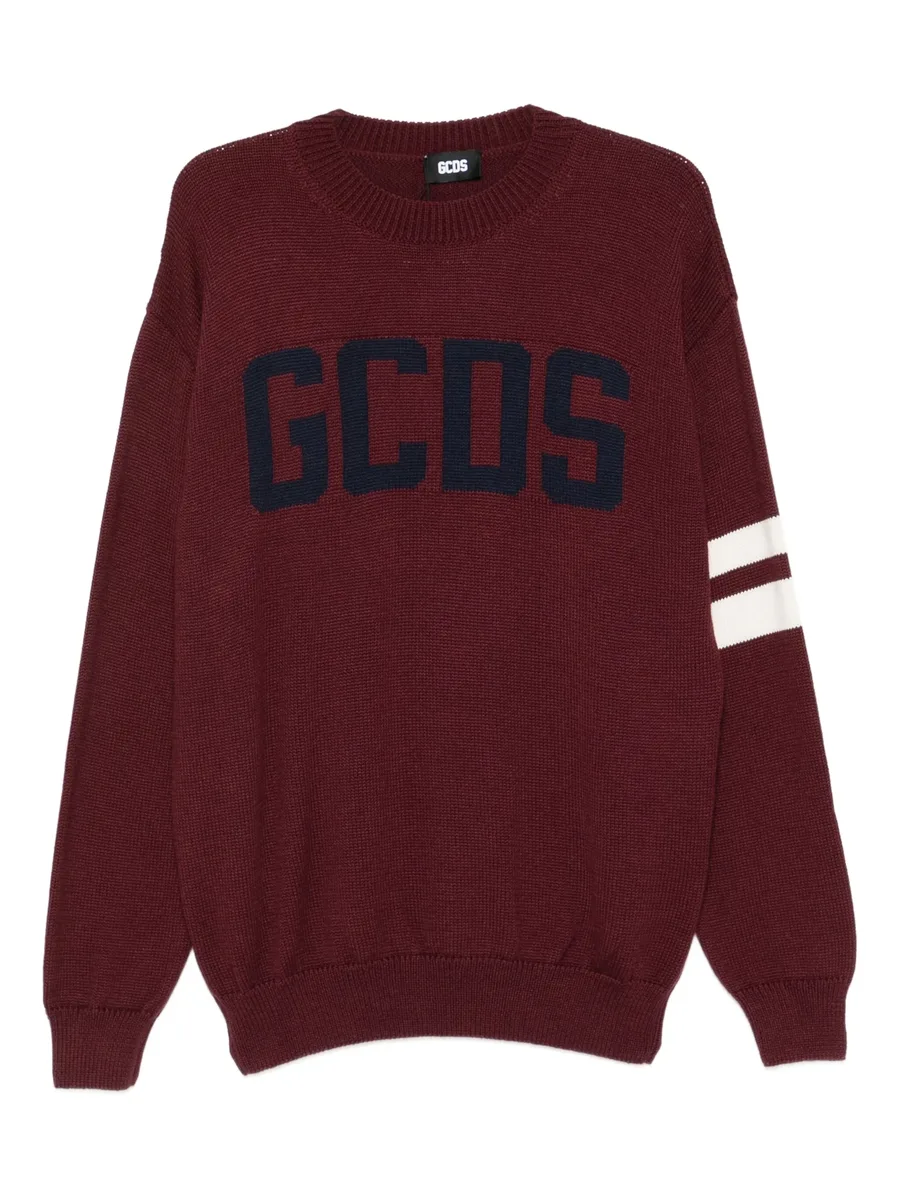 crew-neck stripe-detail sweater 2