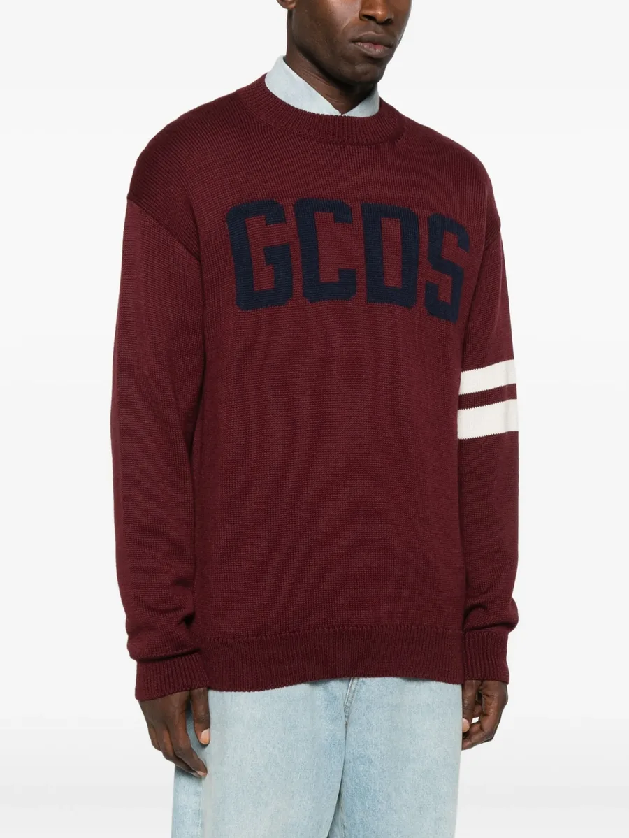 crew-neck stripe-detail sweater 6