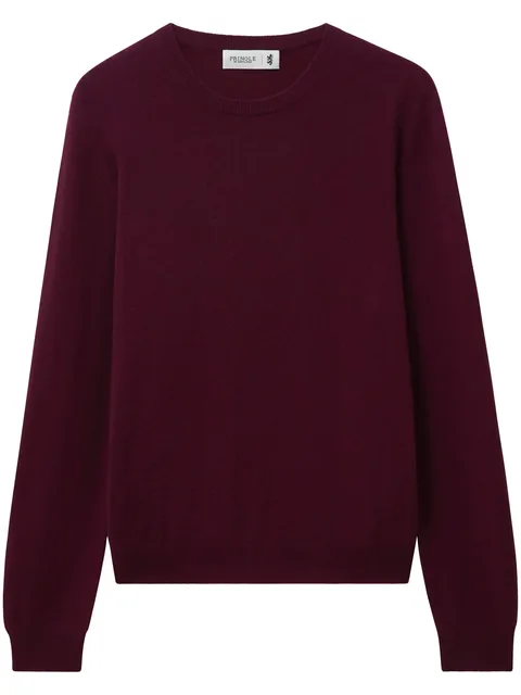 round-neck cashmere jumper