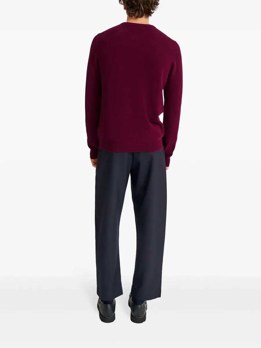 round-neck cashmere jumper 6