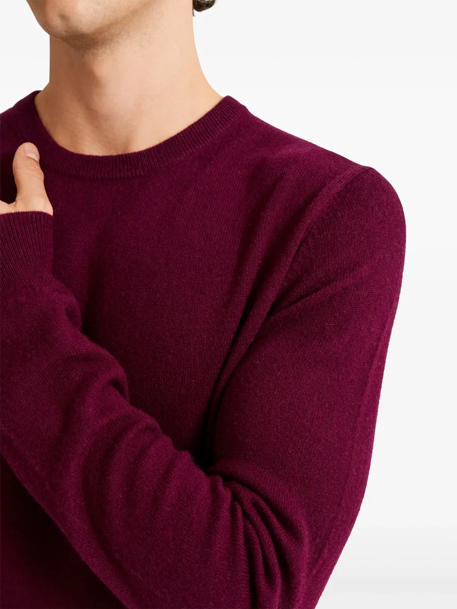 round-neck cashmere jumper 9