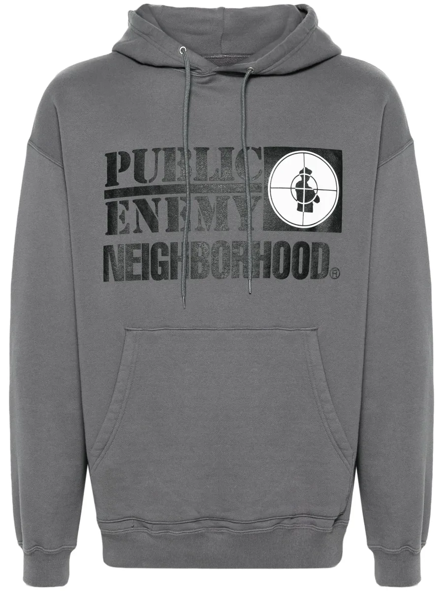 худи с графичным принтом из коллаборации с Public Enemy 2