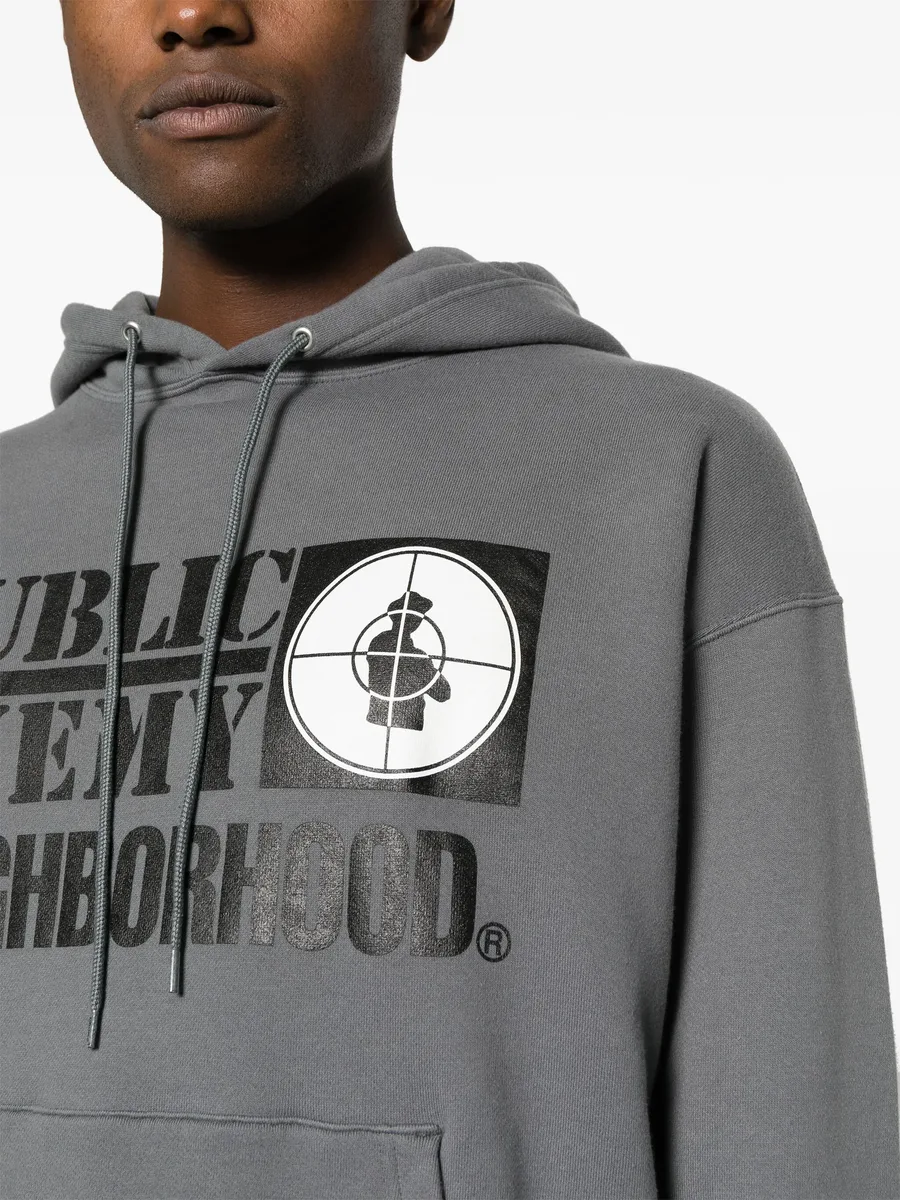 худи с графичным принтом из коллаборации с Public Enemy 9