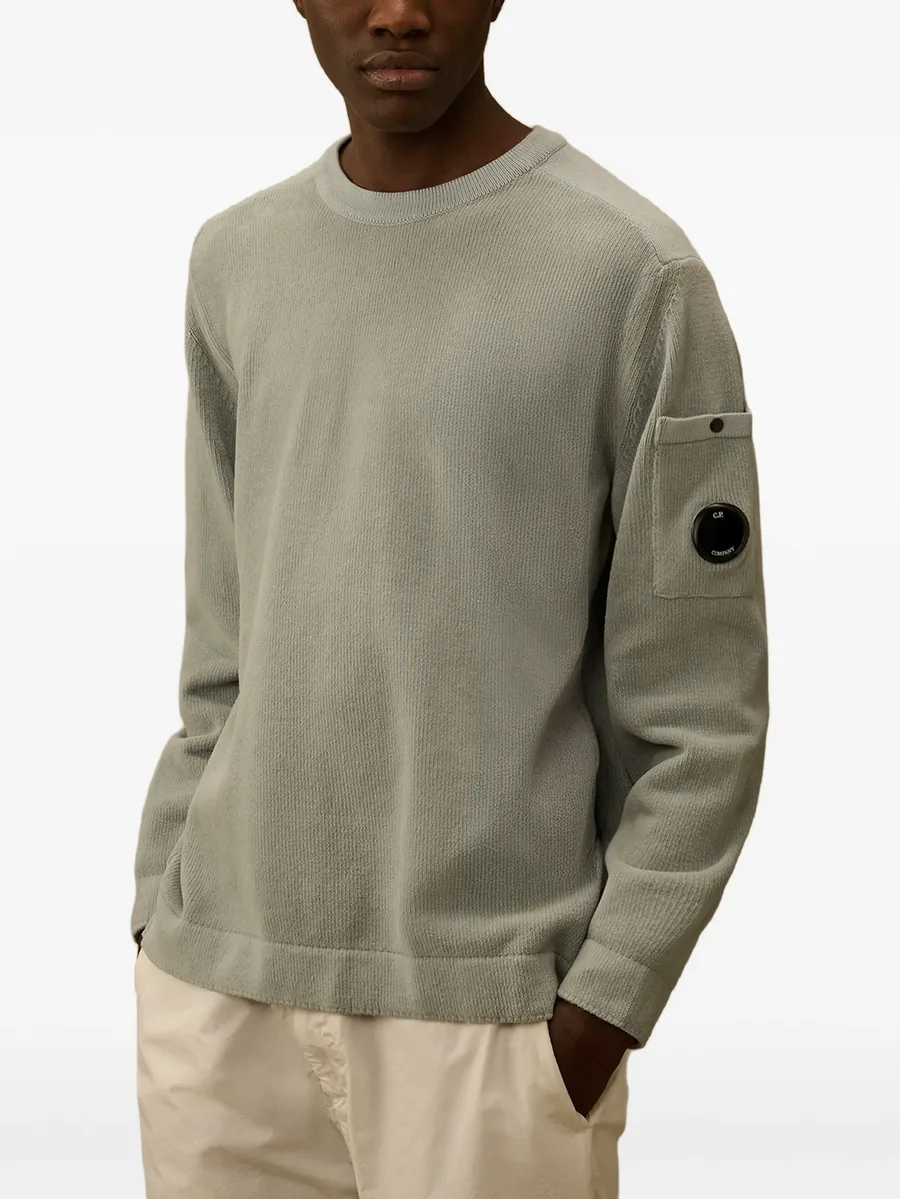 patch-pocket crew-neck sweater 6