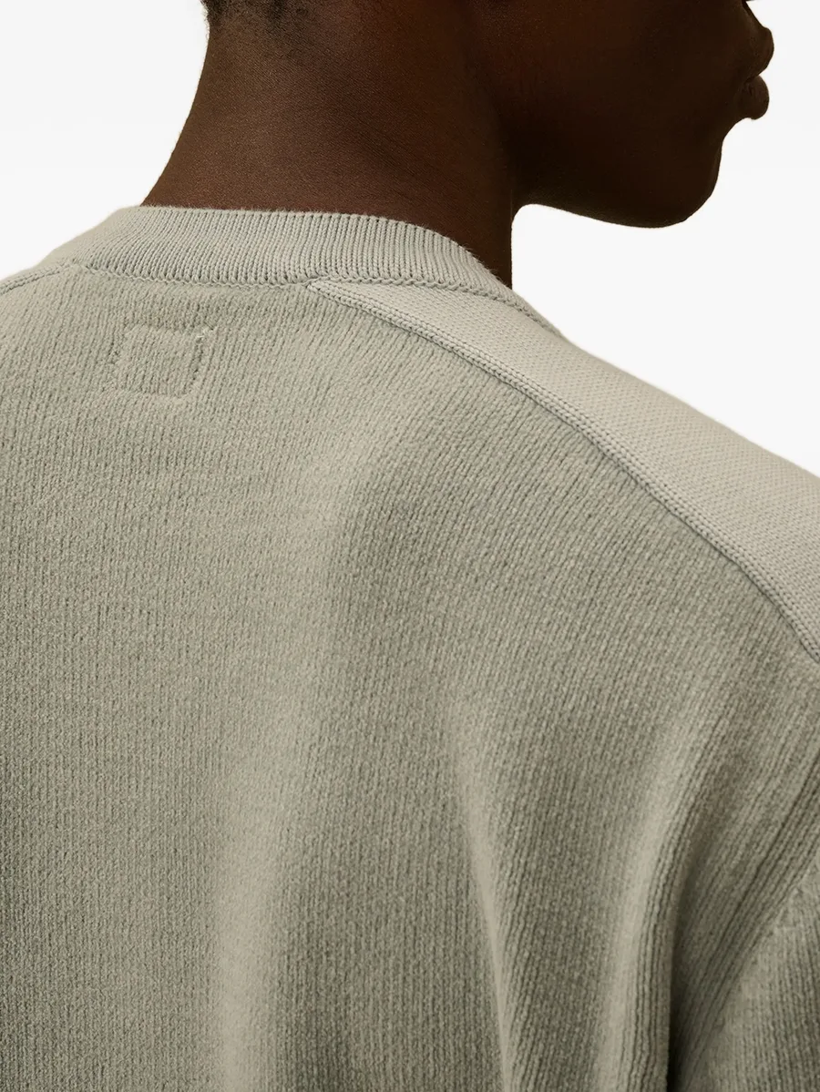 patch-pocket crew-neck sweater 9