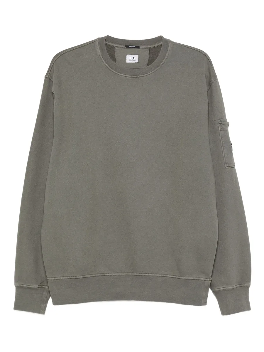 pocket-detail crewneck sweatshirt 2