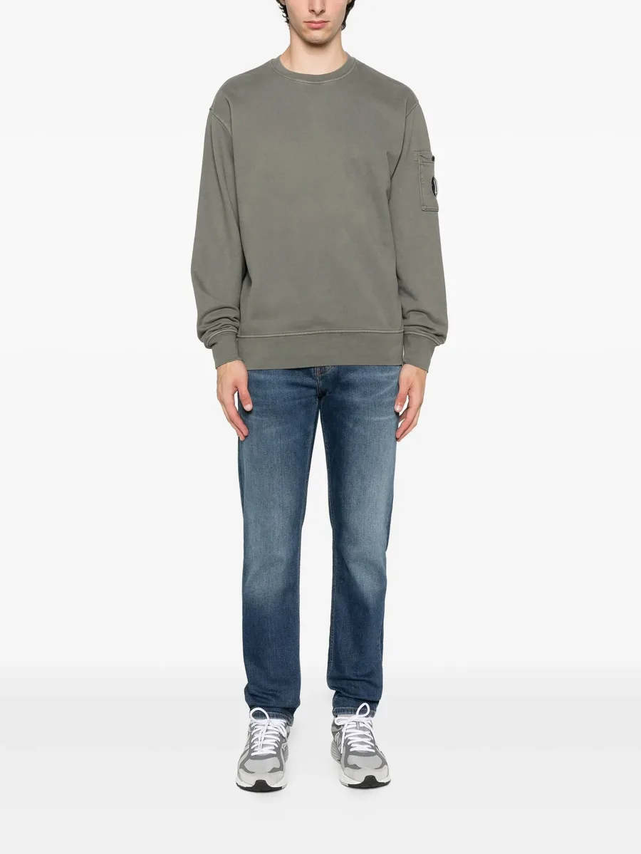 pocket-detail crewneck sweatshirt 4