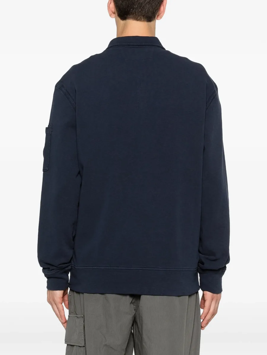 zip-fastening pocket sweatshirt 8