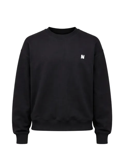 logo crew neck sweater