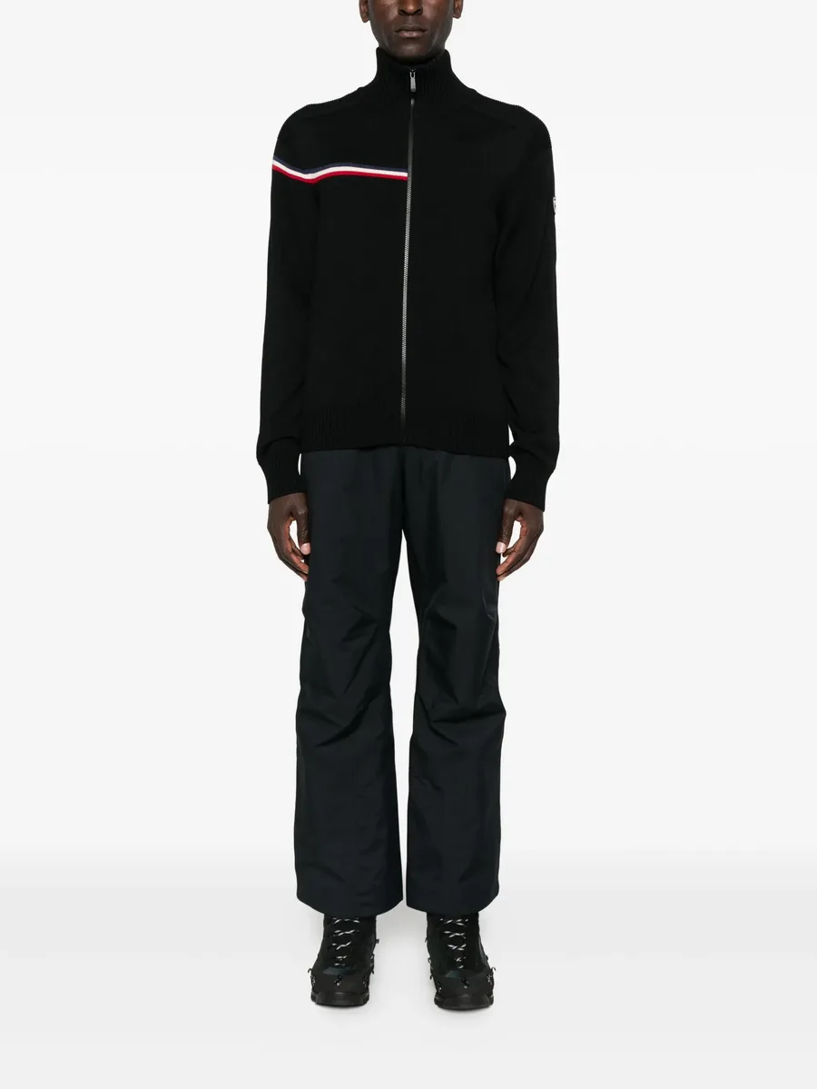 Odysseus stripe-detail zip-front sweater 3