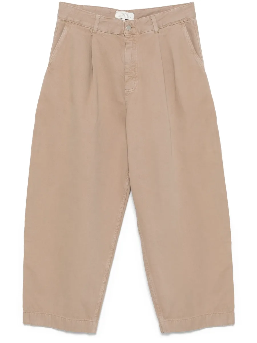 брюки со складками 2
