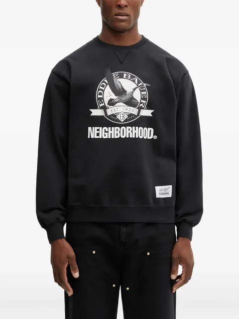 graphic crew-neck sweatshirt