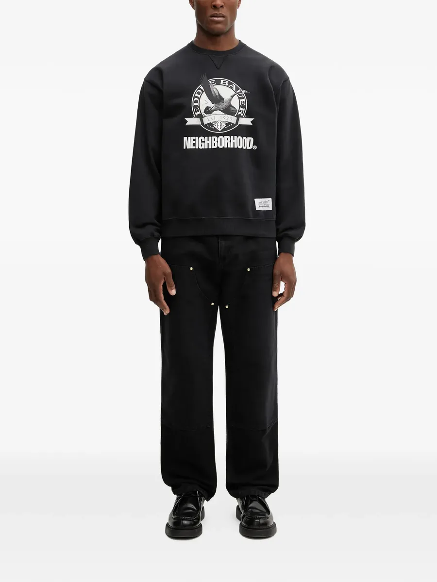 graphic crew-neck sweatshirt 4