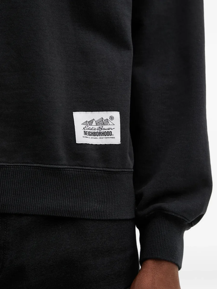 graphic crew-neck sweatshirt 10