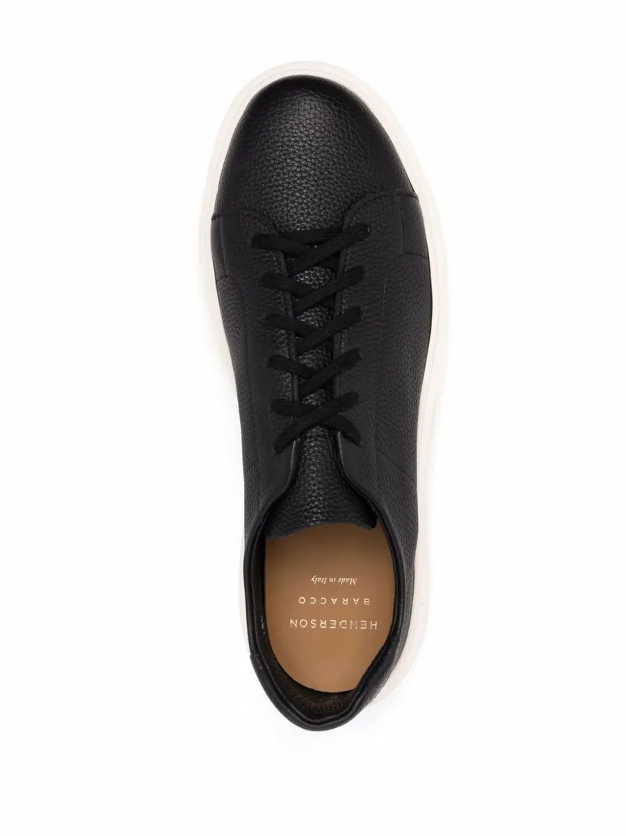 pebbled low-top sneakers 7