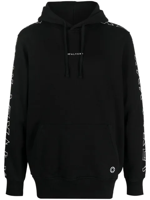 logo-print hoodie