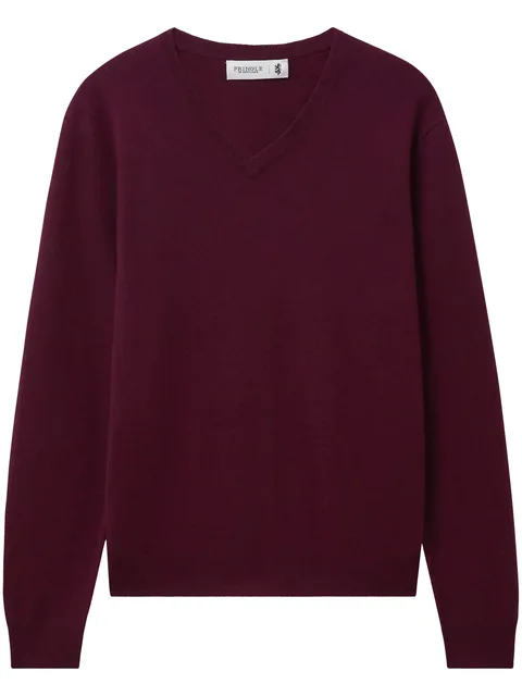 V-neck cashmere jumper