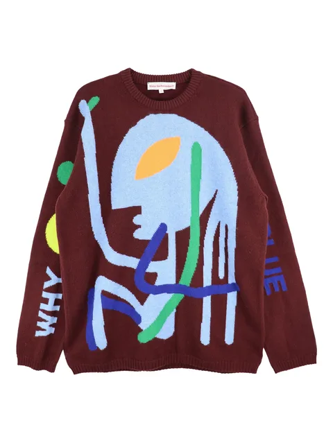 Why Be Blue sweater