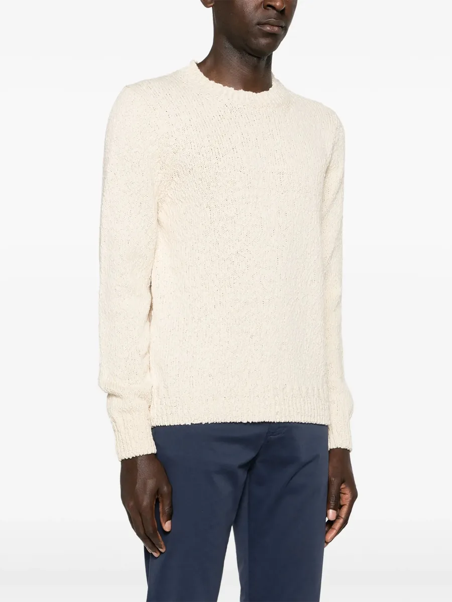 crew-neck cotton jumper 5