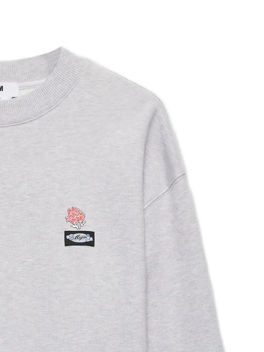 logo embroidered sweatshirt 4