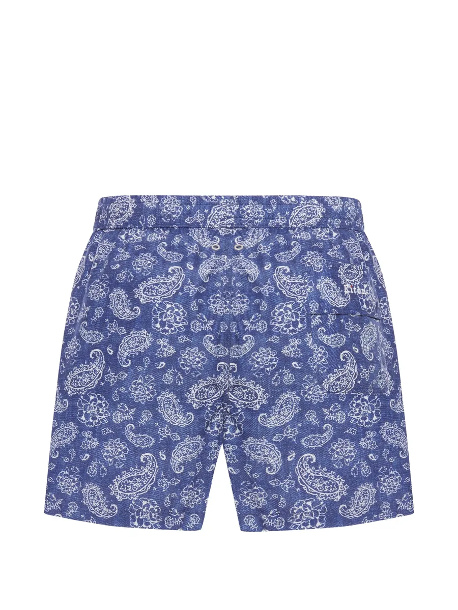 paisley swim shorts 4