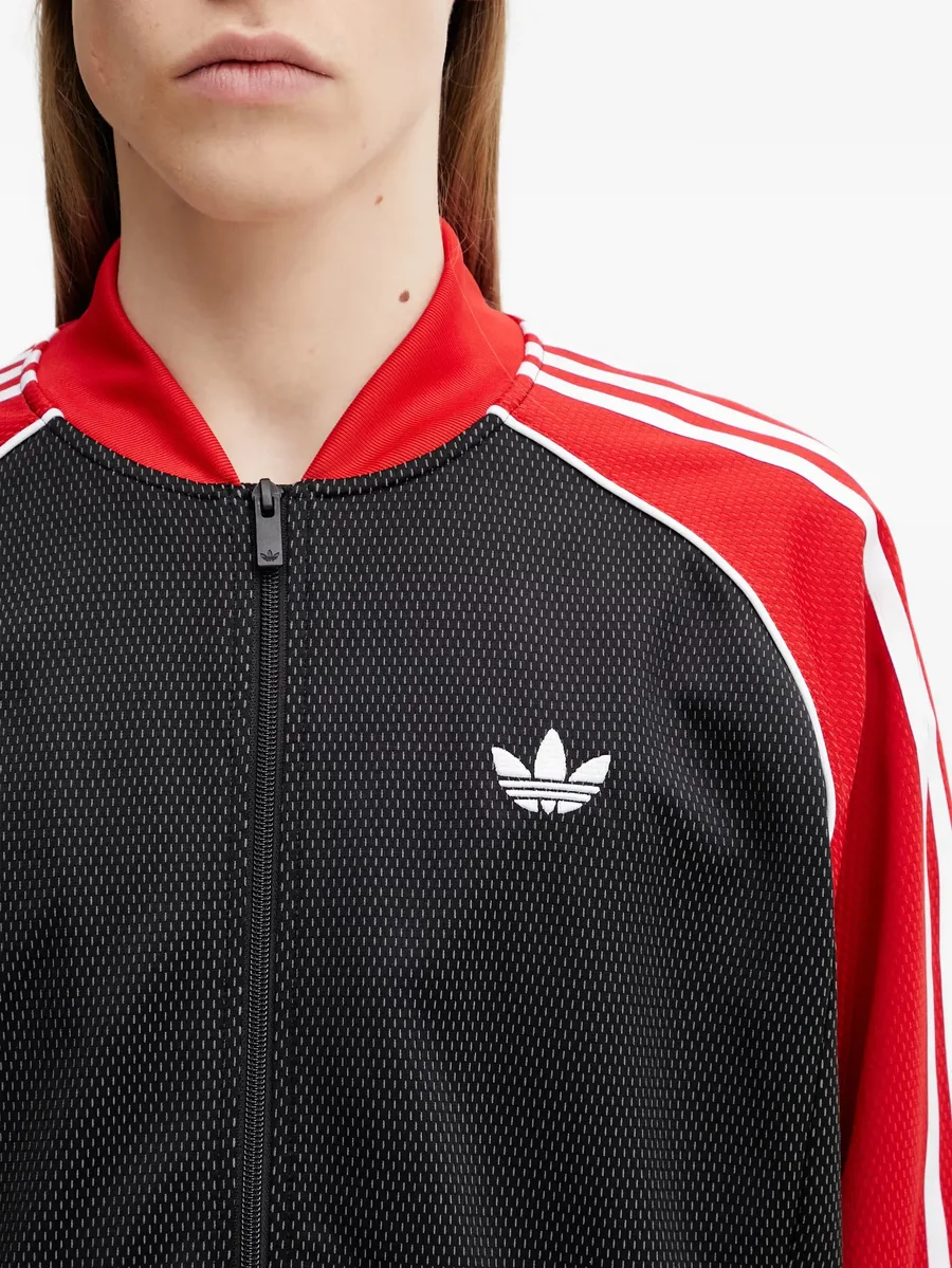 SST logo-stripes zip-up sweatshirt 9