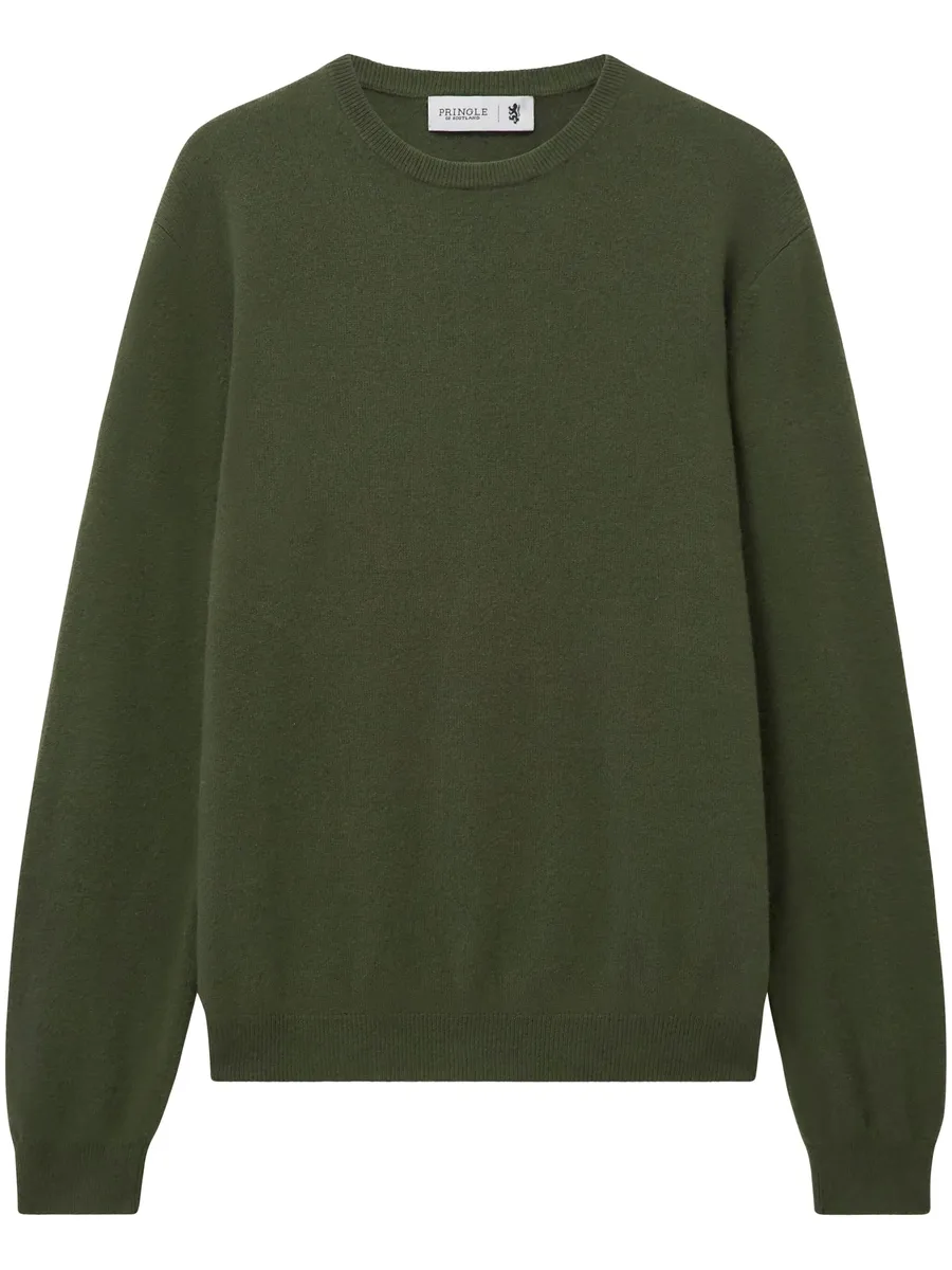 round-neck cashmere jumper 2