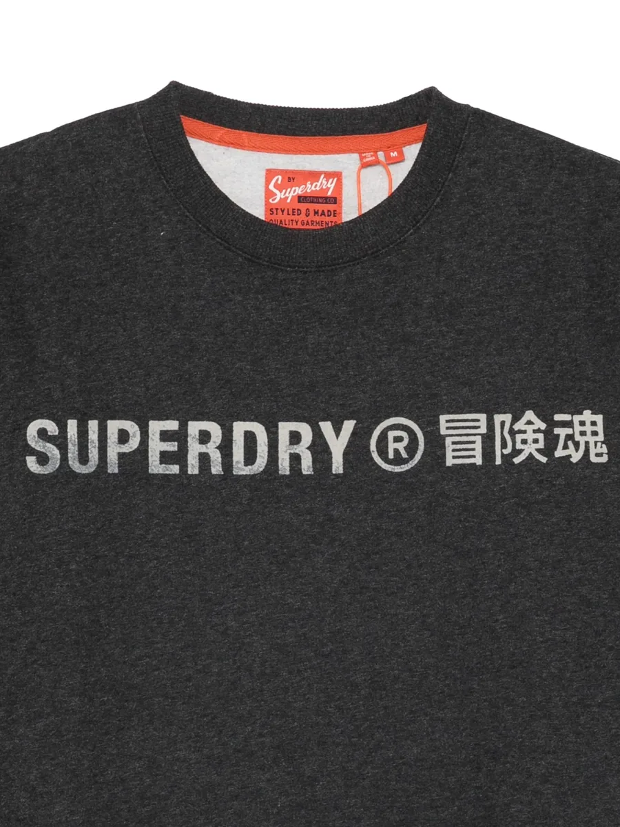 logo-print crew-neck sweatshirt 6