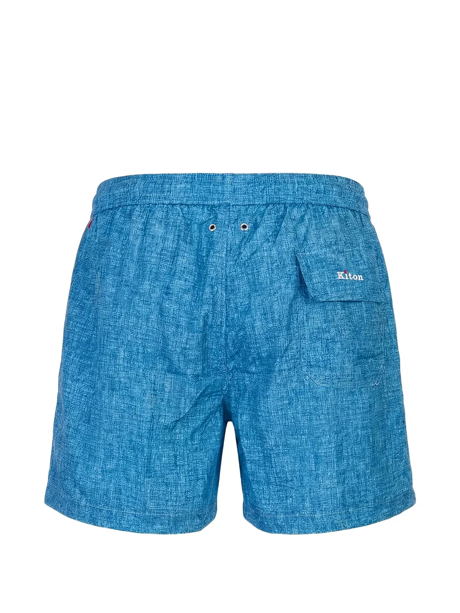 crosshatch-print swim shorts 4