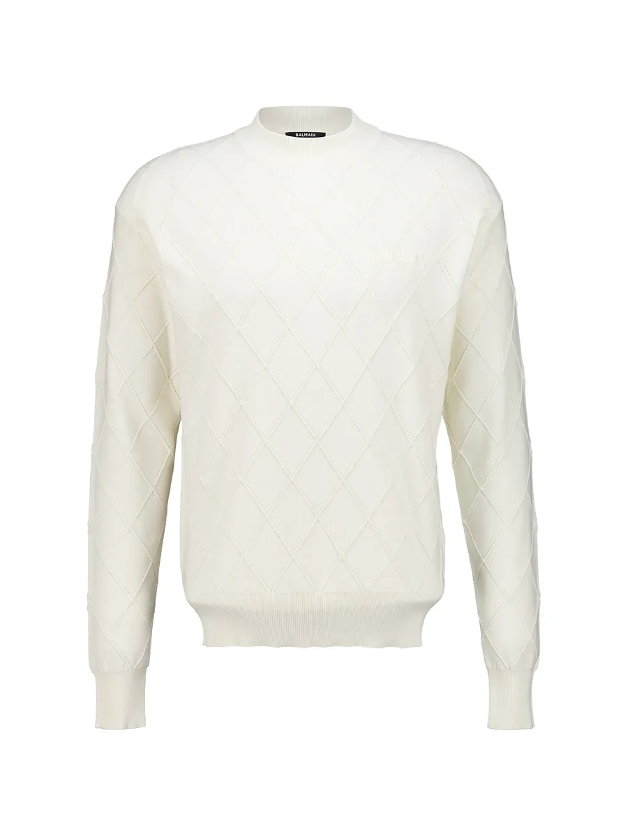 quilted knitted sweater 2