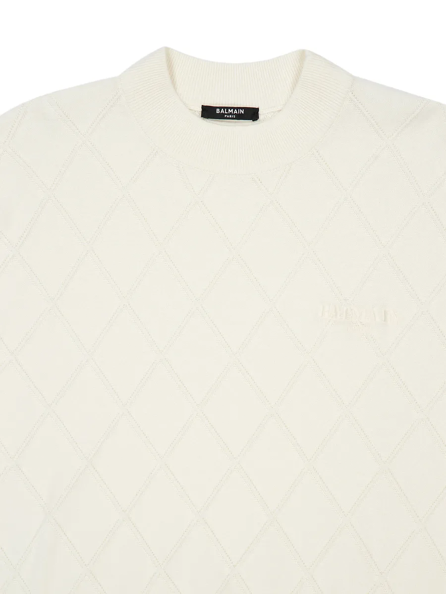 quilted knitted sweater 6
