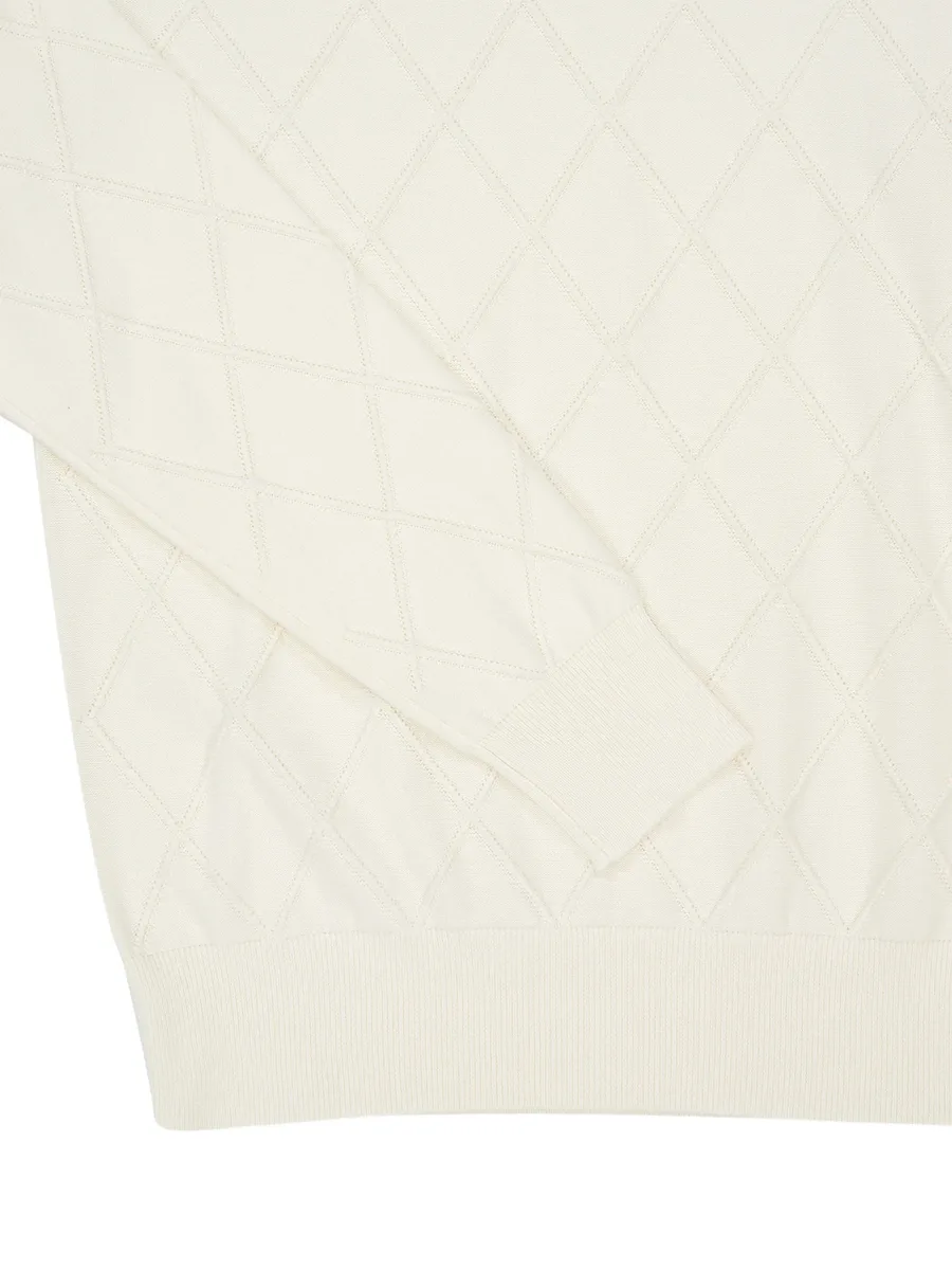 quilted knitted sweater 7