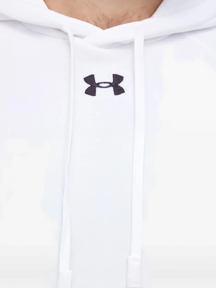 logo-embroidered hoodie 10