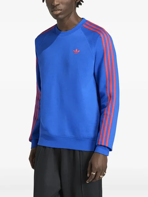 свитер с круглым вырезом и полосками 3-Stripes