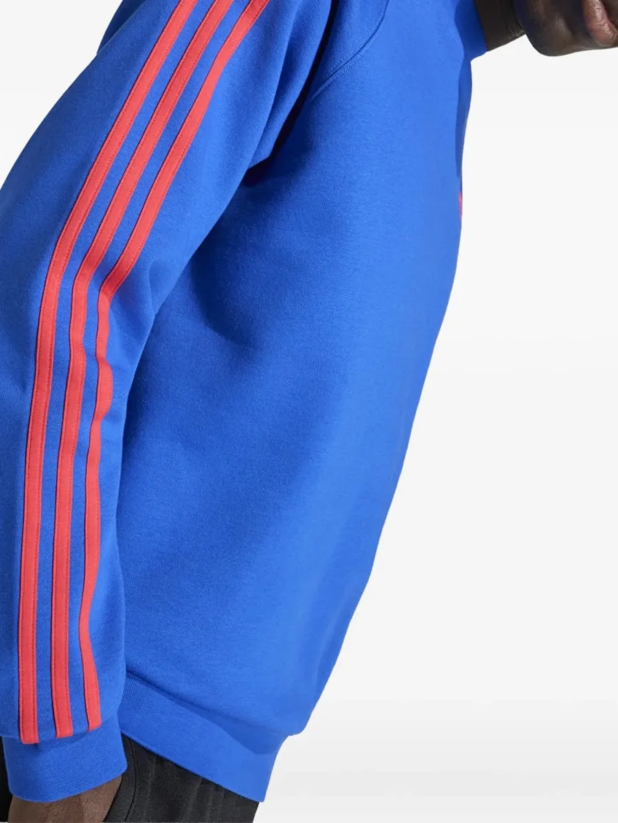 свитер с круглым вырезом и полосками 3-Stripes 10