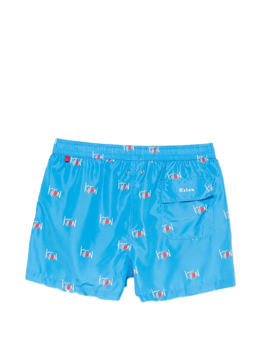 logo-print swim shorts 4