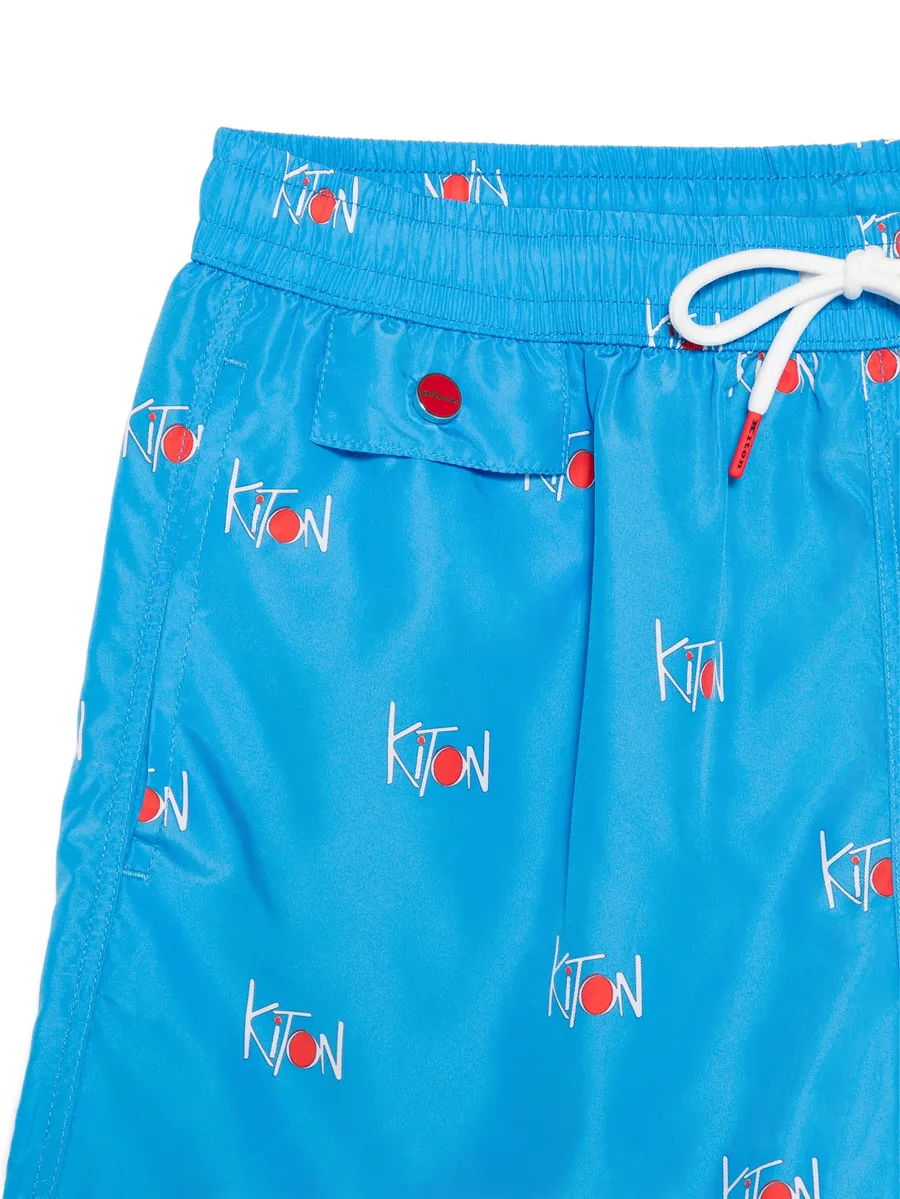 logo-print swim shorts 6