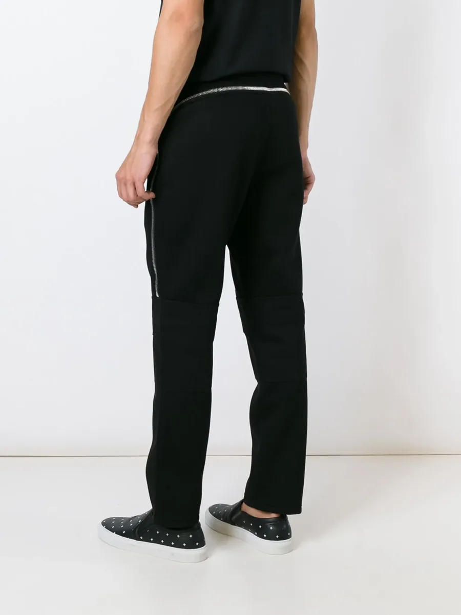 zip detail trousers 7