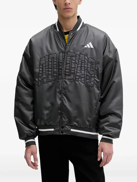 Stadium logo-embroidered bomber jacket