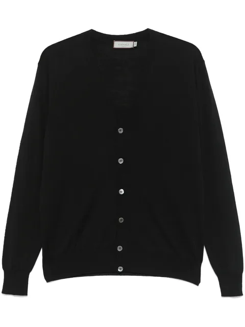 fine-knit cardigan