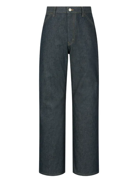bootcut denim trousers