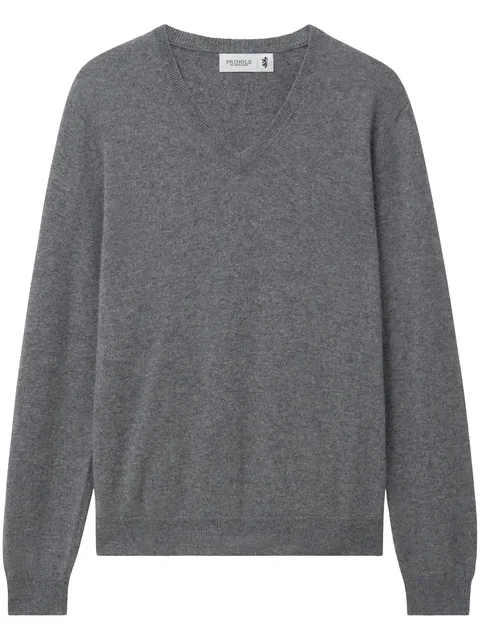 V-neck cashmere jumper
