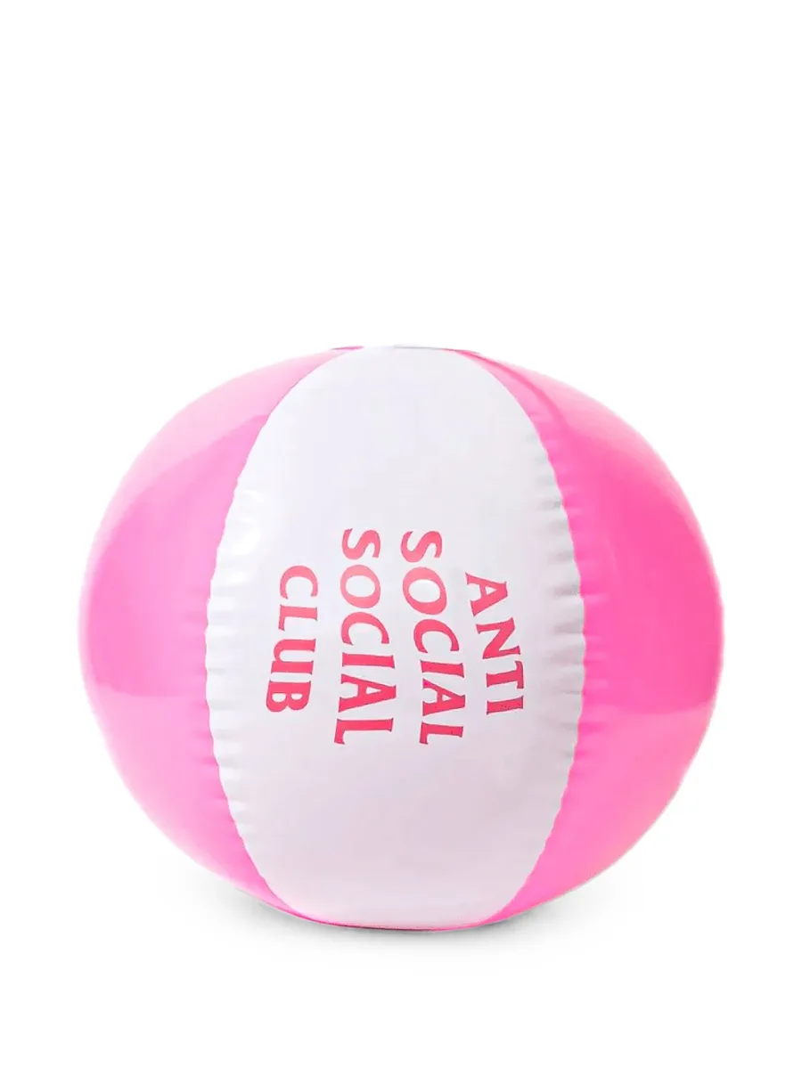 logo-print beach ball 2