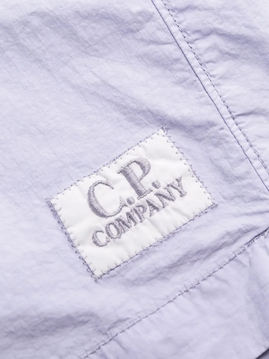 logo-patch elasticated-waist shorts 6