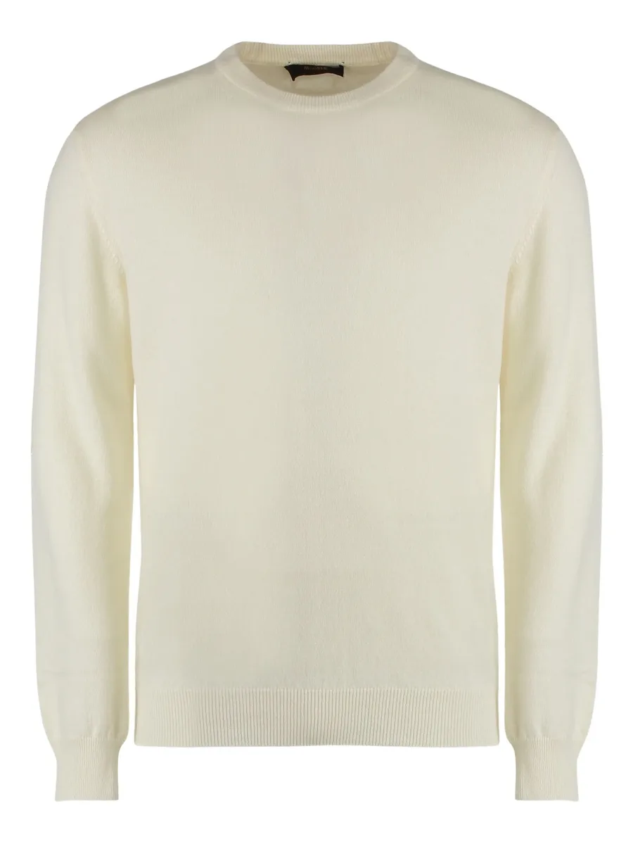 ribbed crew-neck cashmere sweater 2