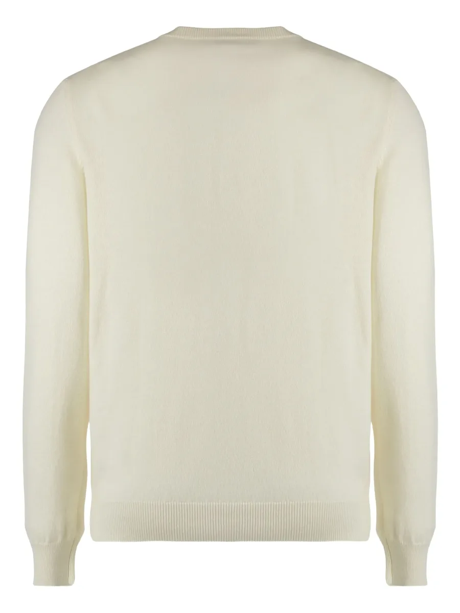 ribbed crew-neck cashmere sweater 4