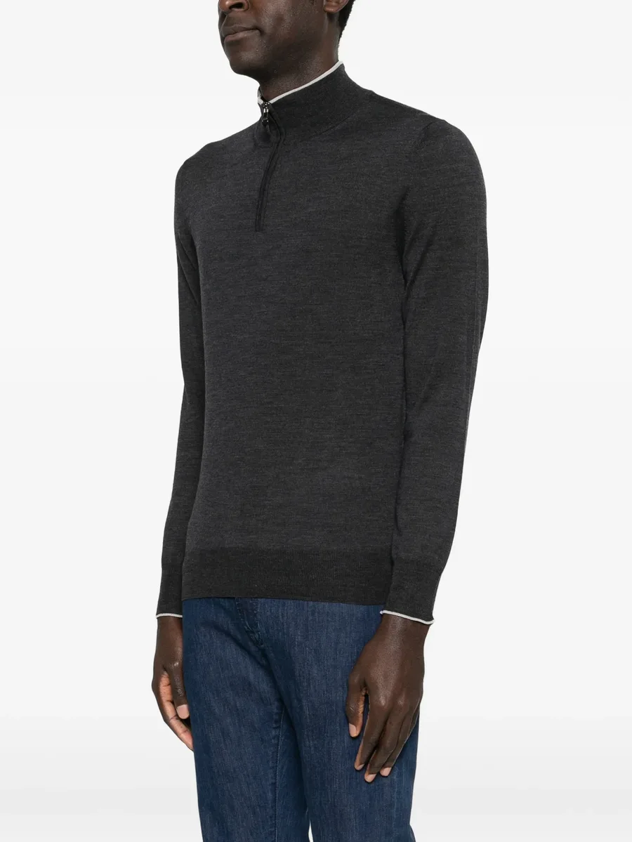 zip-fastening sweater 6