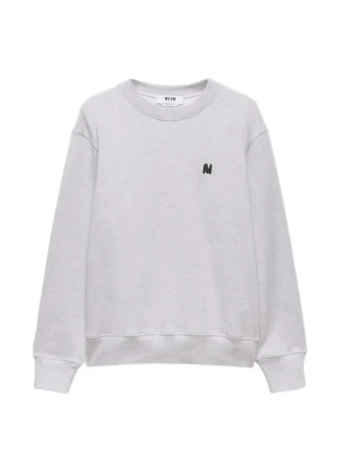 logo-detail crew-neck sweatshirt